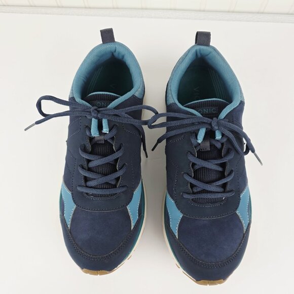 Vionic Women's Drift Zanny Waterproof Blue Sneakers Size 10 - Picture 8 of 16